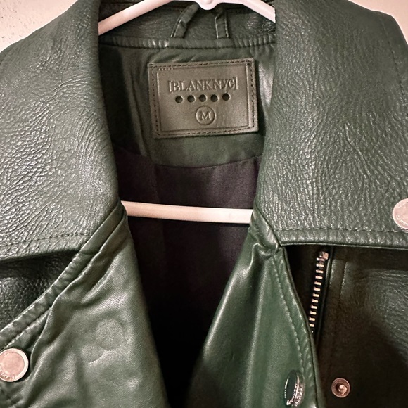 Forest green BLANKNYC moto jacket - Picture 3 of 4